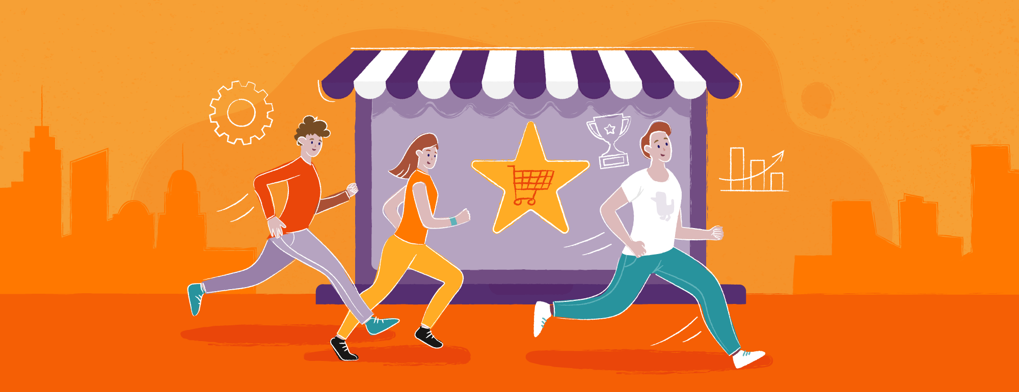 How Marketplace Platforms Are Changing Traditional B2B Trade Illustration